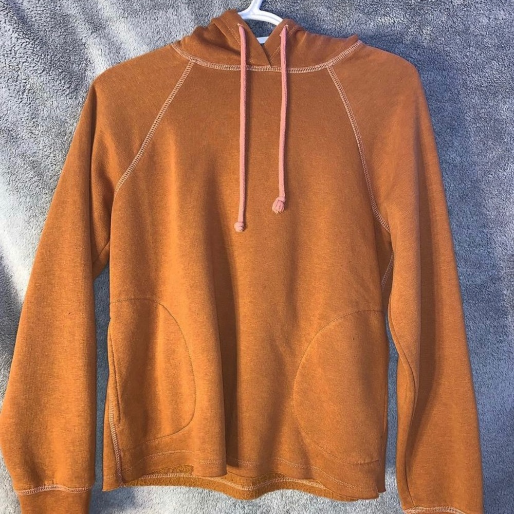 rusty orange sweater